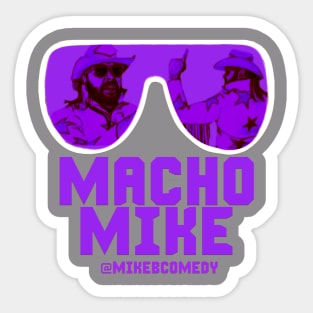 Macho Mike Sticker